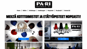 What Pari.fi website looked like in 2020 (3 years ago)