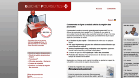 What Poursuites-plus.ch website looked like in 2020 (3 years ago)