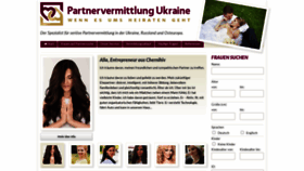 What Partnervermittlung-ukraine.net website looked like in 2020 (3 years ago)