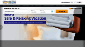 What Prima-hotels-israel.com website looked like in 2020 (3 years ago)