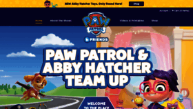 What Pawpatrolandfriends.com website looked like in 2020 (3 years ago)