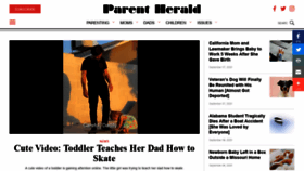 What Parentherald.com website looked like in 2020 (3 years ago)