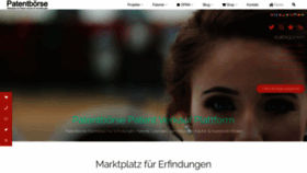 What Patent-verkauf.de website looked like in 2020 (3 years ago)