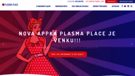 What Plasmaplace.cz website looked like in 2020 (3 years ago)