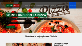 What Pizzonpizza.com website looked like in 2020 (3 years ago)
