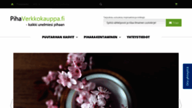 What Pihaverkkokauppa.fi website looked like in 2020 (3 years ago)