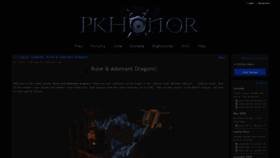 What Pkhonor.net website looked like in 2020 (3 years ago)