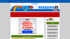 What Pekegifs.com website looked like in 2020 (3 years ago)
