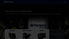 What Perkins.com website looked like in 2020 (3 years ago)