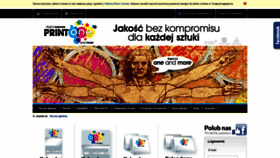 What Printone.pl website looked like in 2020 (3 years ago)