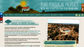What Pureportugal.co.uk website looked like in 2020 (3 years ago)
