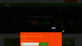 What Progolfphotography.com website looked like in 2020 (3 years ago)