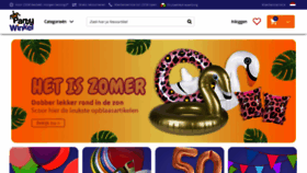 What Partywinkel.nl website looked like in 2020 (3 years ago)