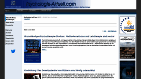 What Psychologie-aktuell.com website looked like in 2020 (3 years ago)