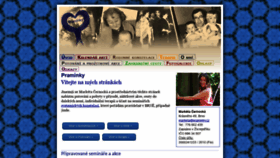What Praminky.cz website looked like in 2020 (3 years ago)