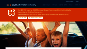 What Paulkelly.co.nz website looked like in 2020 (3 years ago)