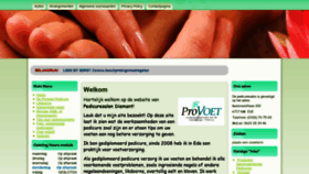 What Pedicuresalondiamant.nl website looked like in 2020 (3 years ago)