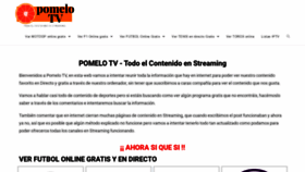 What Pomelotv.com website looked like in 2020 (3 years ago)