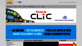 What Portaldaclic.com.br website looked like in 2020 (3 years ago)