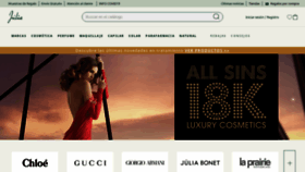 What Perfumeriajulia.es website looked like in 2020 (3 years ago)