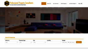 What Professionalpropertyconsultants.co.in website looked like in 2020 (3 years ago)