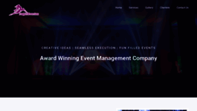 What Page3eventss.com website looked like in 2020 (3 years ago)