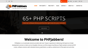 What Phpjabbers.com website looked like in 2020 (3 years ago)