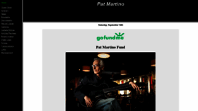 What Patmartino.com website looked like in 2020 (3 years ago)