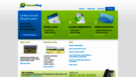 What Planetreg.com website looked like in 2020 (3 years ago)