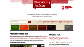 What Participatorymethods.org website looked like in 2020 (3 years ago)