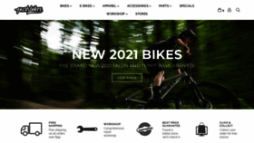 What Pushbikes.co.nz website looked like in 2020 (5 years ago)