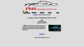 What Phs-online.com website looked like in 2020 (3 years ago)