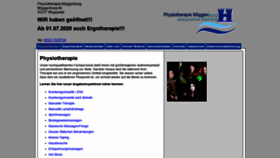 What Physiotherapie-mueggenburg.de website looked like in 2020 (3 years ago)