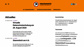 What Piratenpartei-hochtaunus.de website looked like in 2020 (3 years ago)