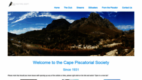What Piscator.co.za website looked like in 2020 (3 years ago)