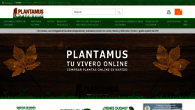 What Plantamus.com website looked like in 2020 (3 years ago)