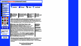 What Preventgenocide.org website looked like in 2020 (3 years ago)