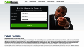 What Publicrecords-search.org website looked like in 2020 (3 years ago)
