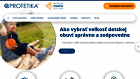 What Protetika.sk website looked like in 2020 (3 years ago)