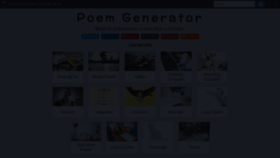 What Poem-generator.org.uk website looked like in 2020 (3 years ago)