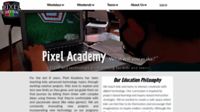 What Pixelacademy.org website looked like in 2020 (3 years ago)
