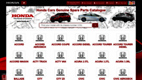 What Parts-honda.uk website looked like in 2020 (3 years ago)