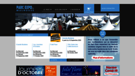 What Parcexpo.fr website looked like in 2020 (3 years ago)