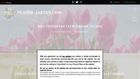 What Plaisir-jardin.com website looked like in 2020 (3 years ago)