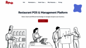 What Petpooja.com website looked like in 2020 (3 years ago)