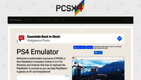 What Ps4emulator.org website looked like in 2020 (3 years ago)