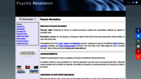 What Psychic-revelation.com website looked like in 2020 (3 years ago)