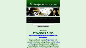 What Projectsxtra.com website looked like in 2020 (3 years ago)