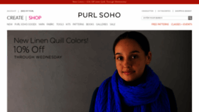 What Purlsoho.com website looked like in 2020 (3 years ago)