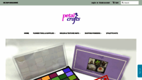 What Petalcrafts.com website looked like in 2020 (3 years ago)